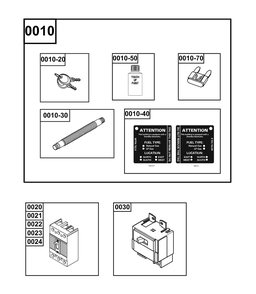 Part Location Diagram of 770132 Briggs and Stratton Kit-accessory